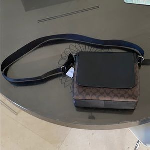 Coach Leather And Canvas Bag